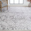 Tapis oriental gris / blanc Athalie-338875442