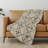 One Pixie Street  Beige 50" x 70" Sherpa Throw Blanket, Beige