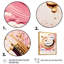 Aquarelle rose abstraite circulaire IV - Impression sur toile-205011718-205011837