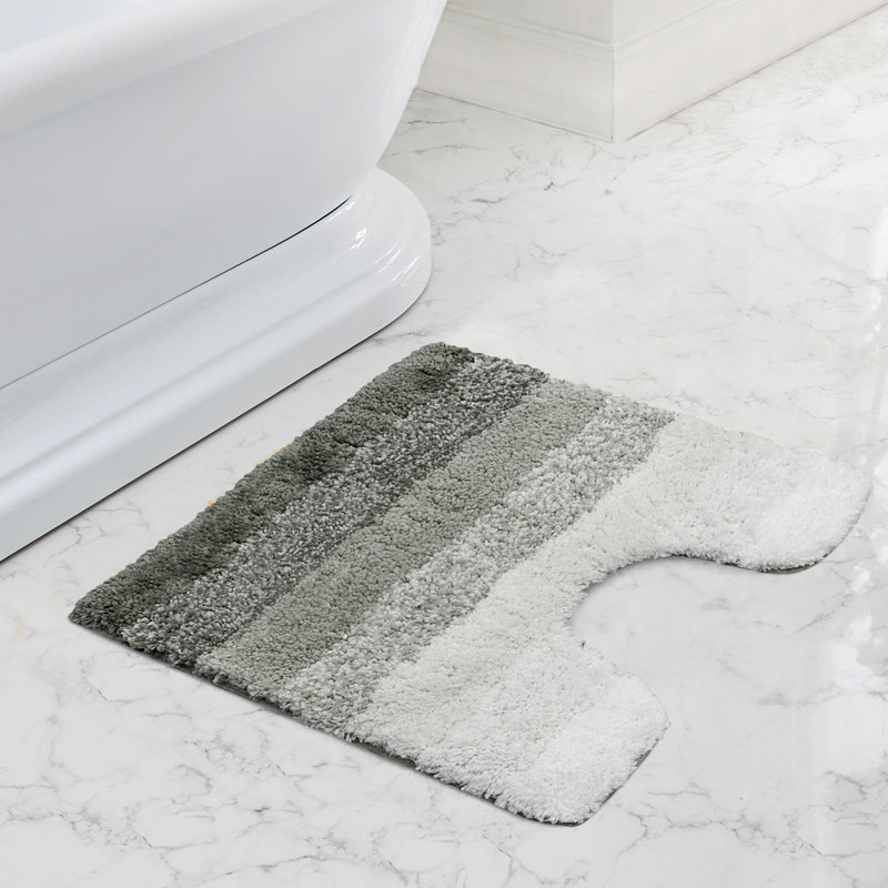 Joondalup Superstripe Bath Set, Grey