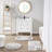 Medallion Cotton Tufted Bath Rug-1256058487-1273059812