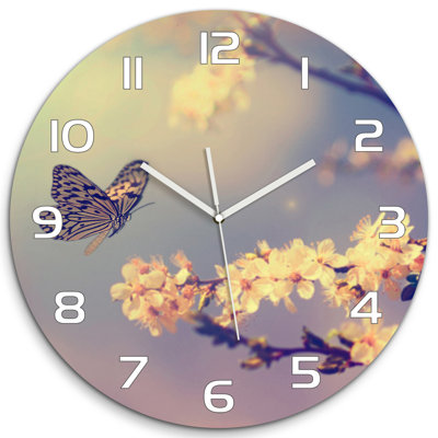 Joost Glass Wall Clock