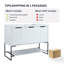 Ensemble de meuble-lavabo simple 18,1 po avec plateau en résine Chert-45180639