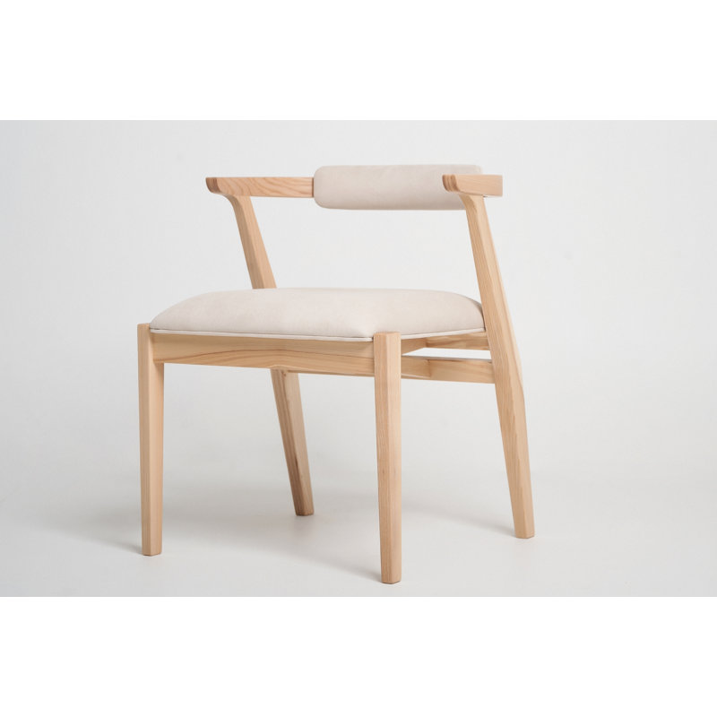 Ellis Dining Chair, Matte Ash, Beige