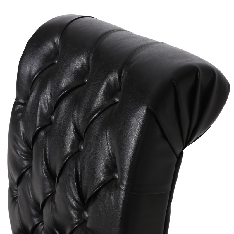 Chaise parsons capitonnée, Minuit minuit, Ensemble de 2
