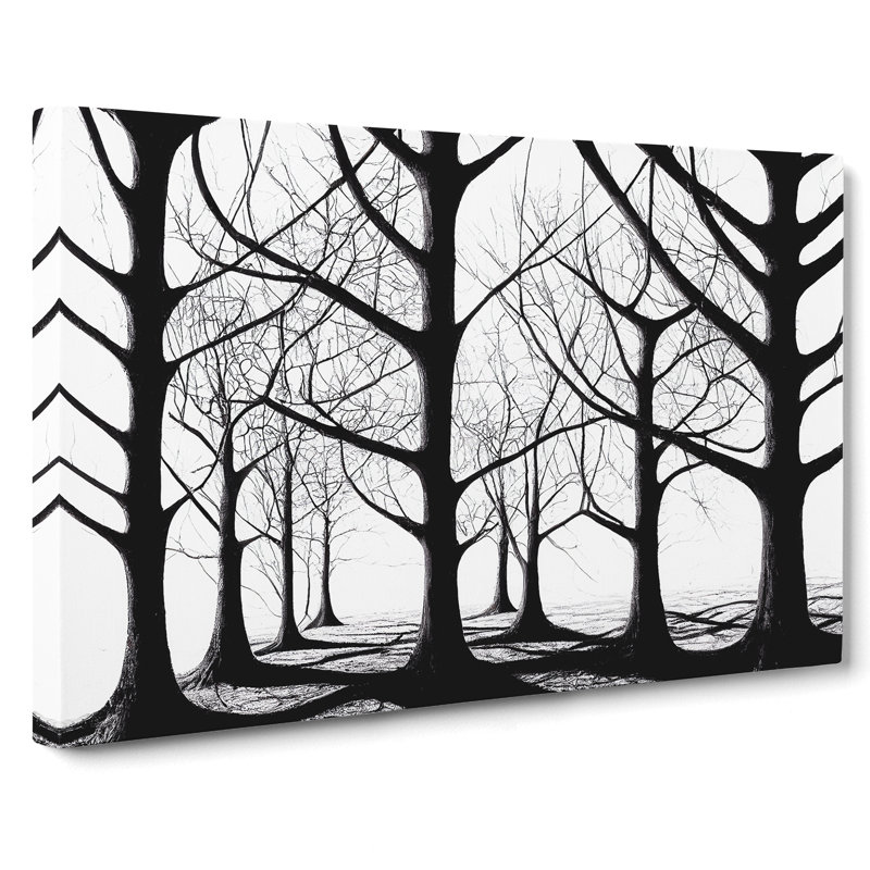 Alert Tree Forest - Wrapped Canvas, 50cm H x 76cm W x 3cm D