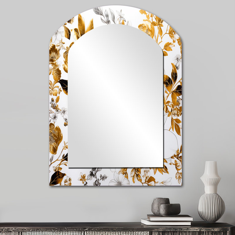 Miroir mural Floral, 34 po x 25 po