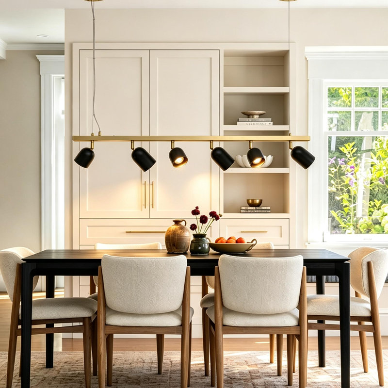 Burcker 6 - Light Kitchen Island Pendant Light