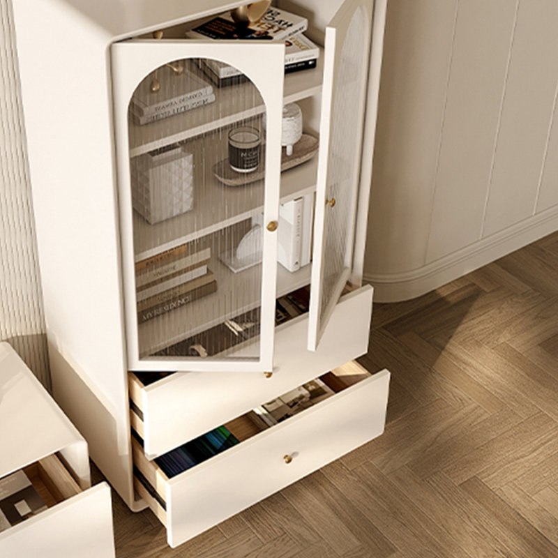 Creamy style storage cabinet