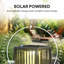 Dark Grey Solar Powered Steel Pathway Light