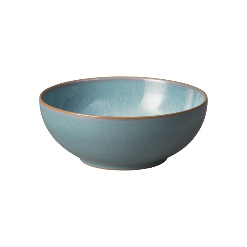 Denby Azure Haze Coupe 4 Piece Place Setting Set, Service for 1