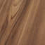 Table de bar ronde 23,5 po avec plateau imitation grain de bois, brun