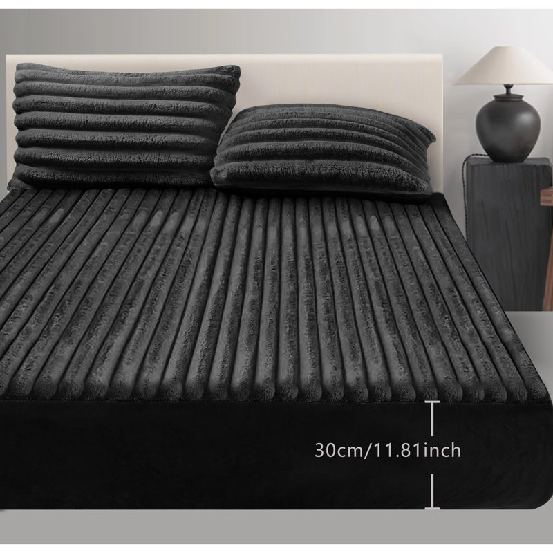 Fitted Sheet, Black
