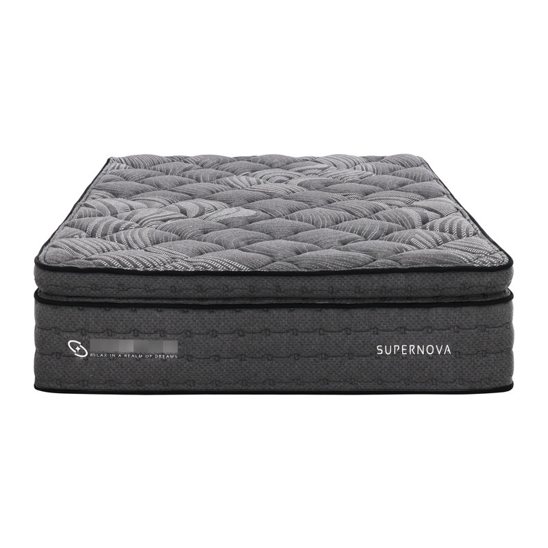 Matelas pour grand lit de 14 po avec rembourrage en mousse et rembourrage en mousse Super Qs