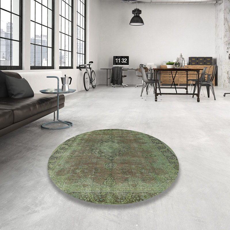 Oriental Indoor Rug, Round 5'