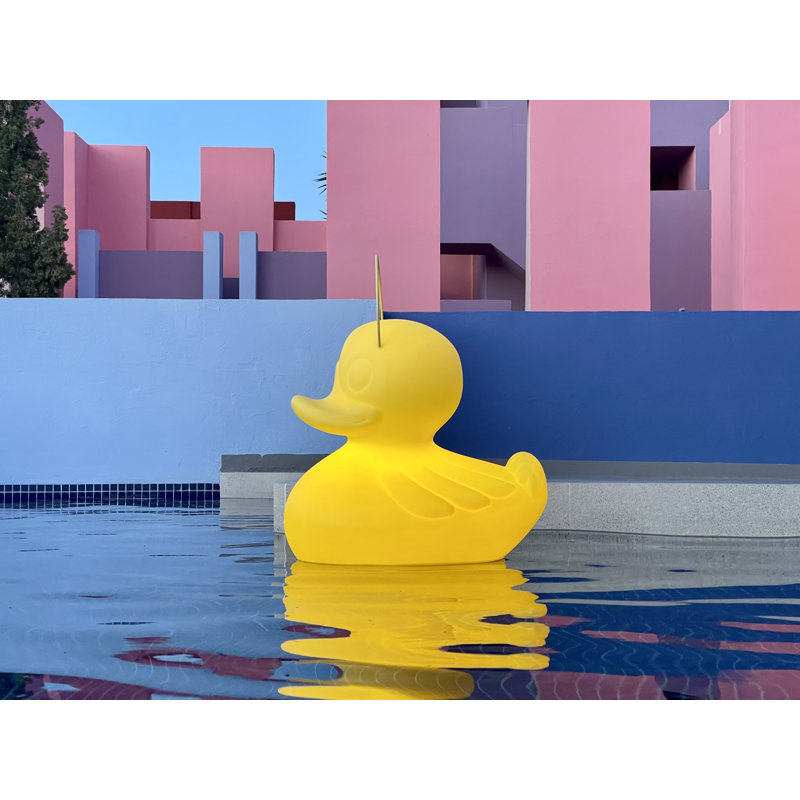 The Duck Duck Lamp XL - jaune, H 20,08 po x l 17,32 po x P 20,86 po , Yellow