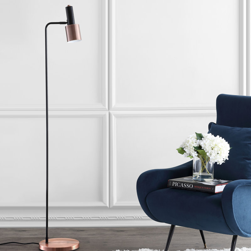Deloris 59.5'' Copper/Black Task Floor Lamp
