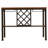 Keamber Rectangular with Iron Base Dining Table