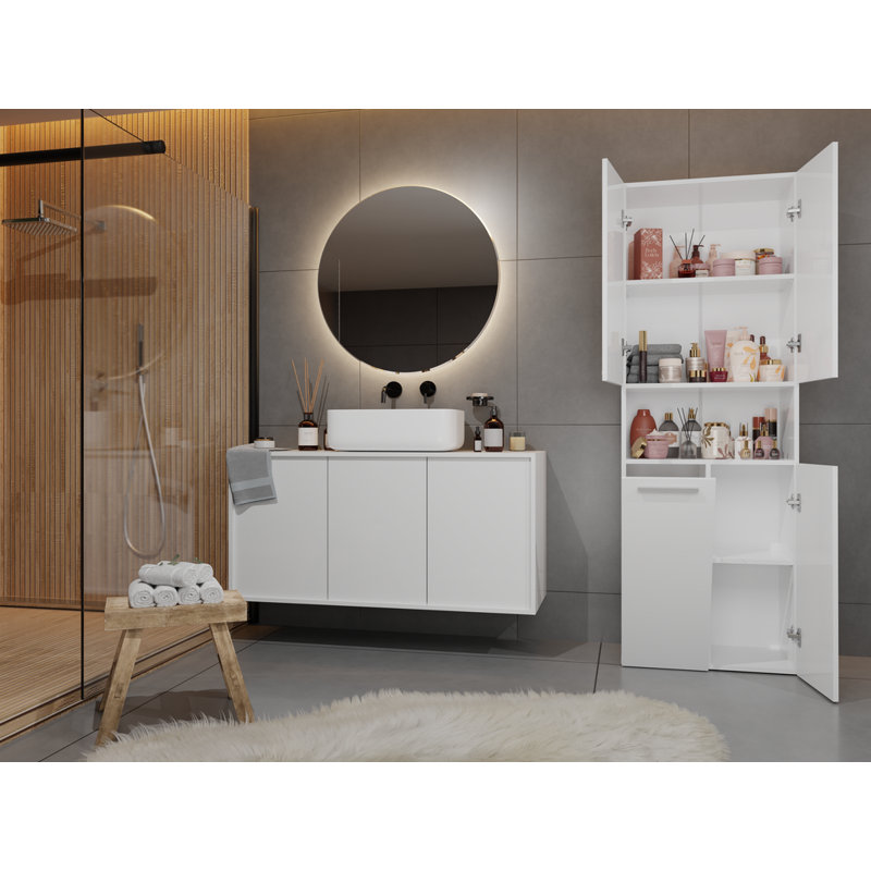 Accent Cabinet, White Matt