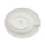 Saucière et support blanc Portmeirion Sophie Conran 9,5 po / 3,9 po