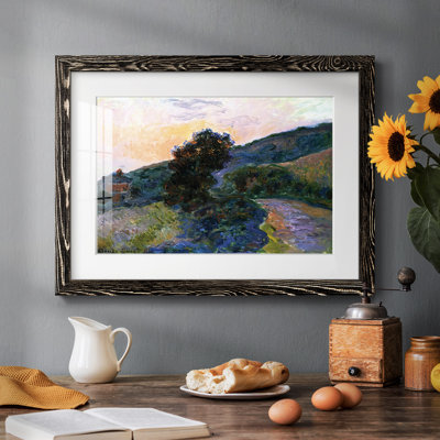 Sunset at Giverny, 1886, reproduction d'art sur papier