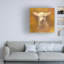 Art mural sur toile tendue - Jerry Cable «Precious» pour décoration de salon, de chambre à coucher ou de bureau - 14 x 14