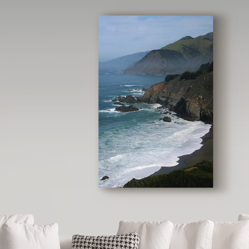 Avisha «Big Sur 1», reproduction de photo sur toile tendue, H 24 po x l 16 po