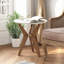 Table de bout Moty Farmhouse Crosee Legs
