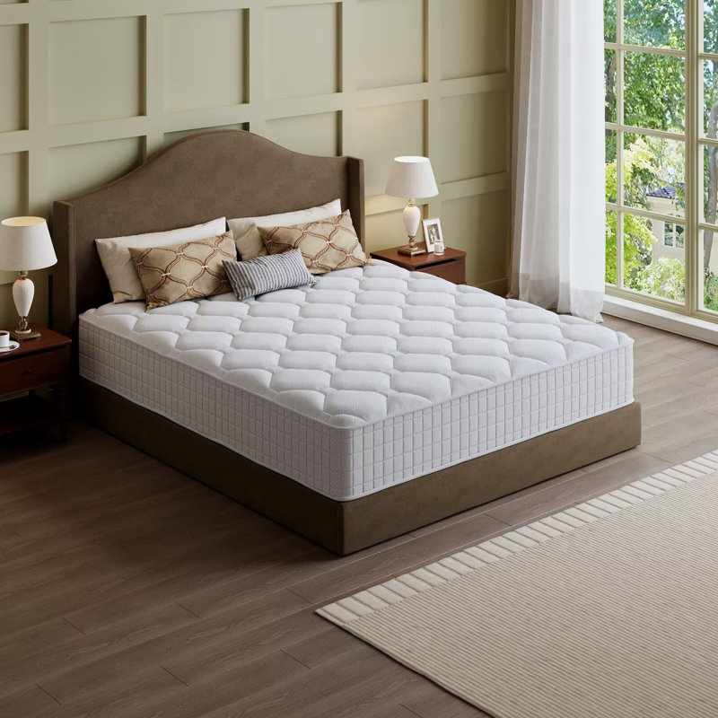 Twin Mattress  10 Inch Hybrid Mattress, Cooling-Gel Memory Foam & Pocket Springs, Firm Support for Back Pain Relief, Motion Isolation, CertiPUR-US Certified, Bed in a Box