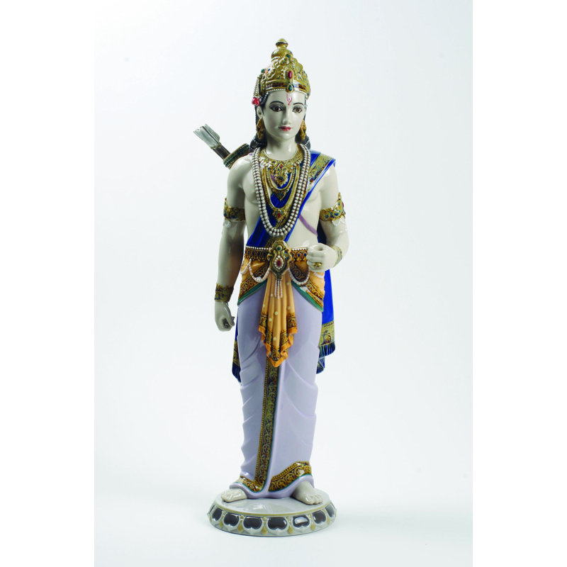 2 Piece Lakshman and Hanuman Figurine Set