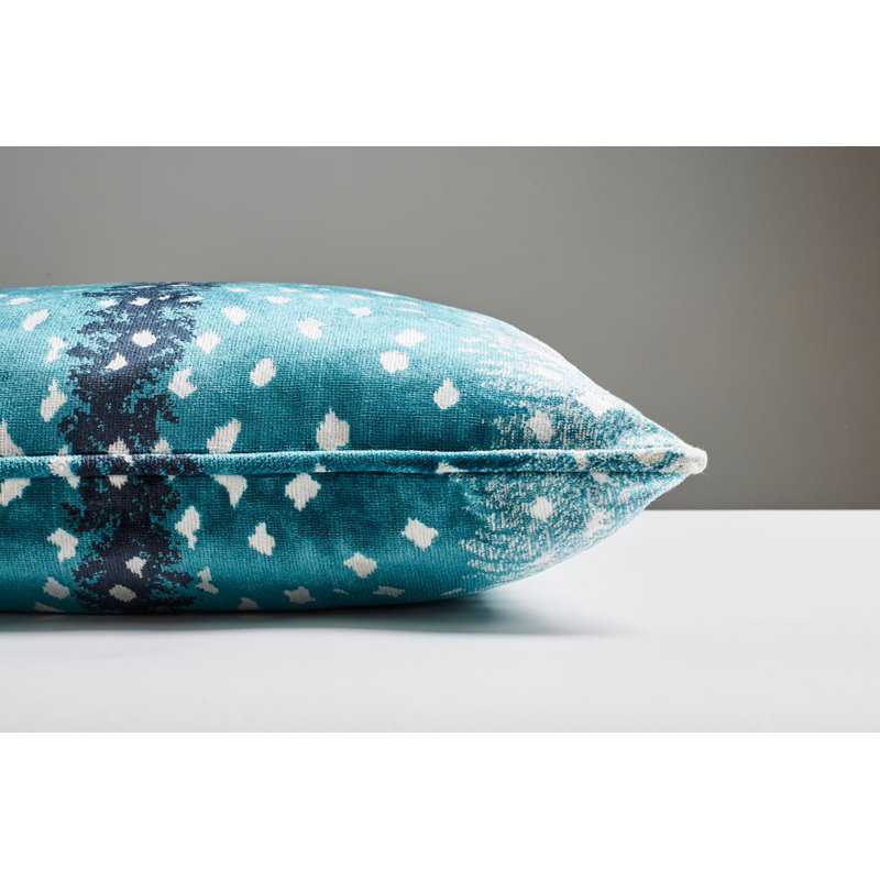 Wild Glamour Square Pillow Cover & Insert, Peacok