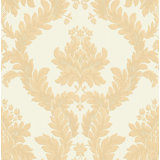 Ornamenta 2 Classic Damask 33' L x 21" W Embossed Wallpaper Roll