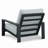 Hoyt 4-Piece Aluminum Lounge Outdoor Modern Conversation Sofa Set-1720006794
