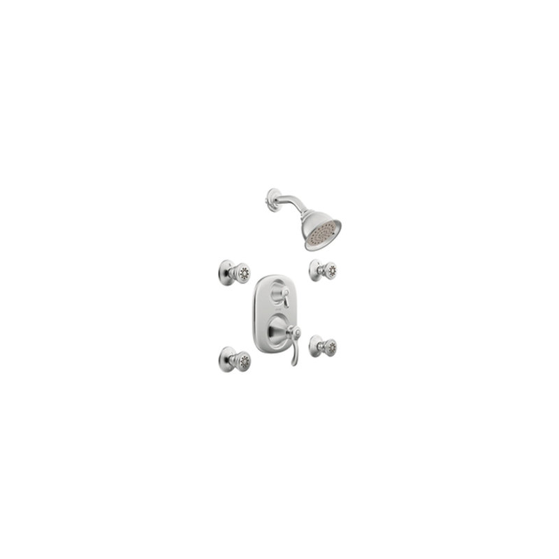 Vestige Pressure Balanced Complete Shower System, Chrome