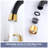 Widespread Faucet Bathroom Faucet with Drain Assembly-115993790