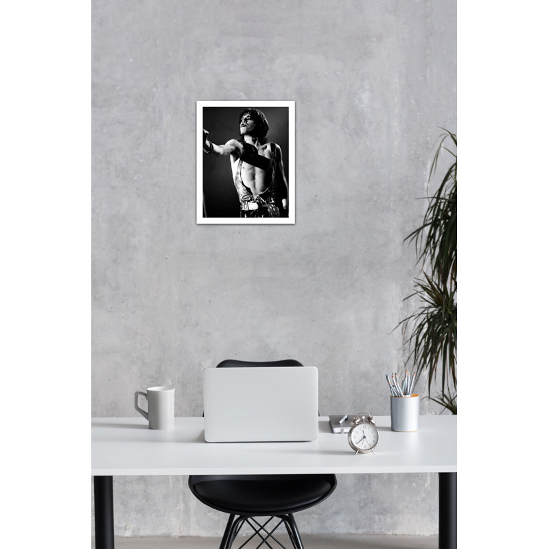 Mick Jagger au Danemark - photographie non encadrée, H 10 po x l 8 po