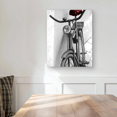 Abandoned Bicycle Metal Print | Unique Home Decor Art