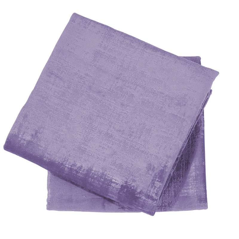 Textured Velvet Euro Reversible Pillow Cover, Violet