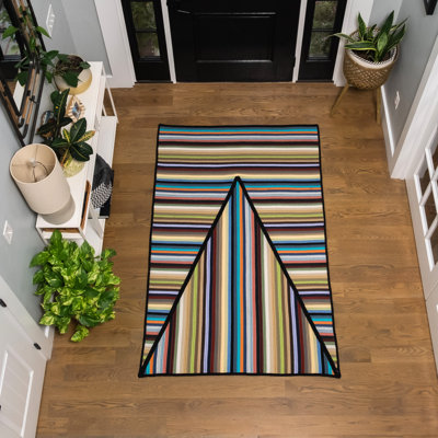 Tapis intérieur / extérieur rectangulaire Blaize