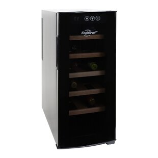 Koolatron Compact Fridge with Freezer, 3.2 Cu ft, Black