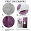 «Purple Leaves Plum Precision» - art mural sur toile mauve-1228427228-1228427230-1228427224