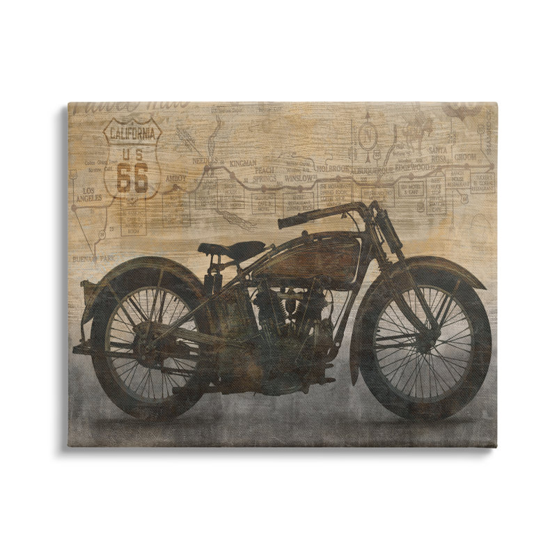 "Williston Forge", art rétro sur toile flottante encadrée par Dylan Matthews, H 30 po x l 40 po x P 1,5 po