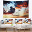 Tapisserie panoramique paysage marin avec nuages-28507589