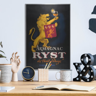 " Armagnac Ryst Lion " by Vintage Posters