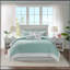 Ensemble de housse de couette mini turquoise double / grand-134085519