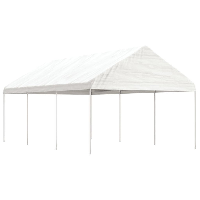 Dakota Fields Gazebo With Roof White 6.69X4.08X3.22 M Polyethylene