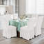Housse de chaise de salle à manger 1 pièce Stretch White