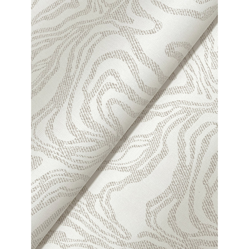 Papier peint taupe Massar, Beige