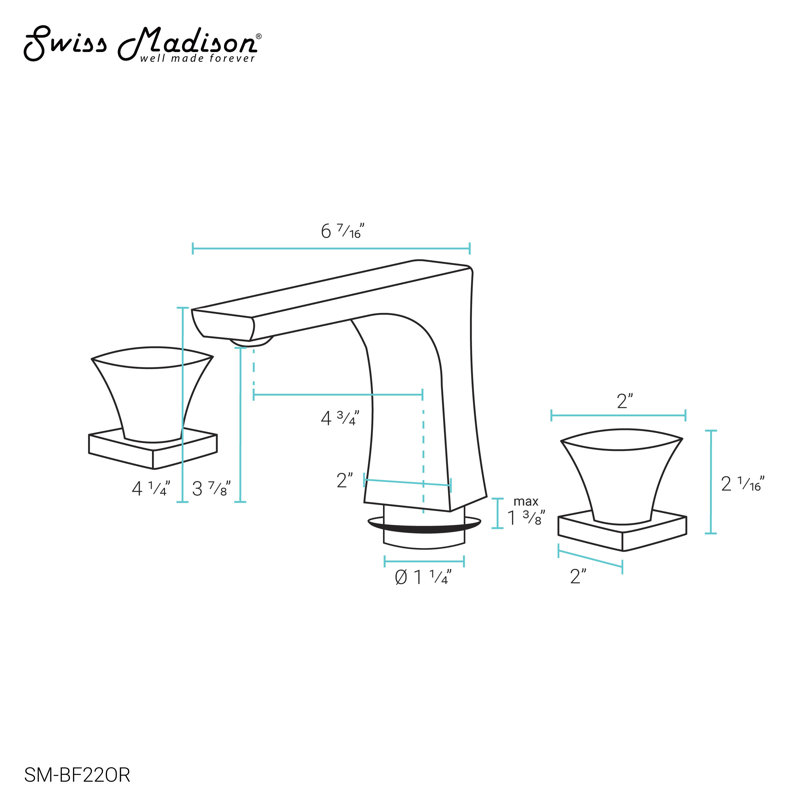 Monaco 8 in. Widespread, 2-Handle, Bathroom Faucet, Oil Rubbed Bronze