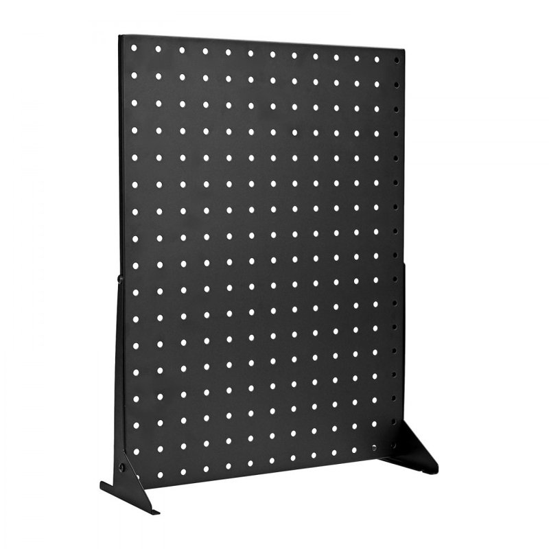Pegboard Display Stand 17 x 13 in Tabletop Pegboard Panels Display Black